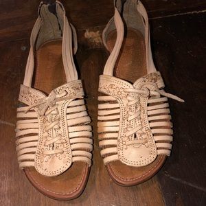 Authentic Mexican leather shoes